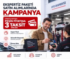 Türkiye'de Bir İlk! Peşin Fiyatına 3 Taksitli Ekspertiz Hizmeti