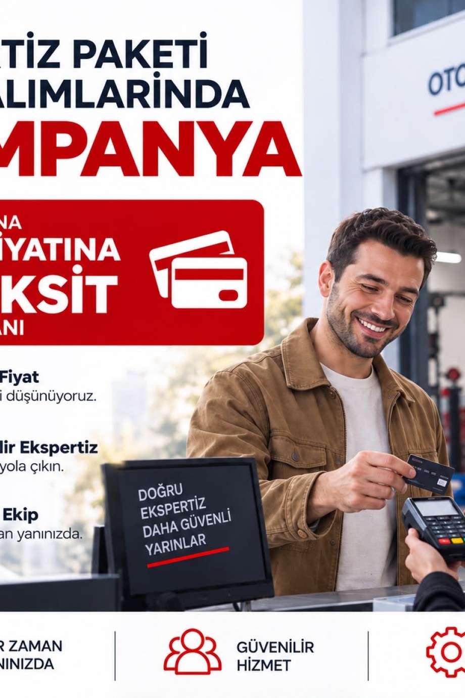 Türkiye'de Bir İlk! Peşin Fiyatına 3 Taksitli Ekspertiz Hizmeti